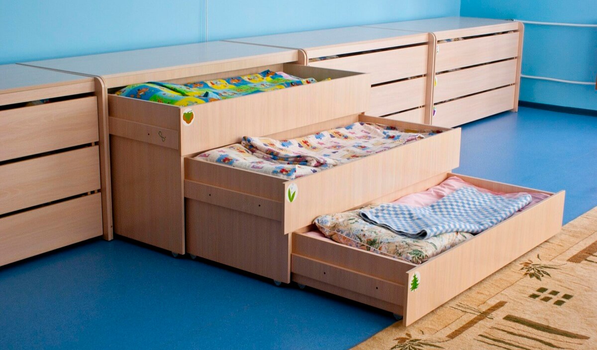 Особенности кроватей для детских садов
